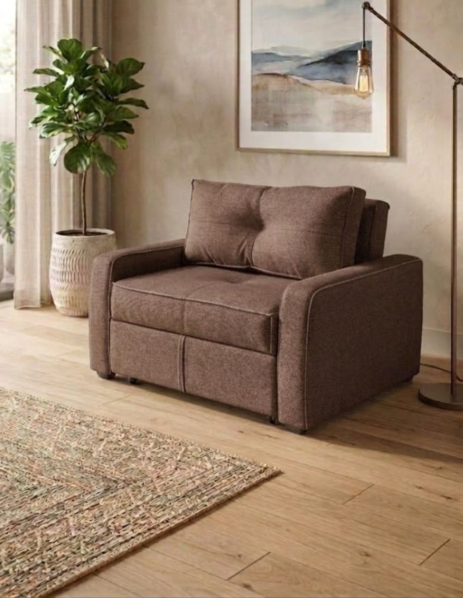 Sofá cama de madera pino 2