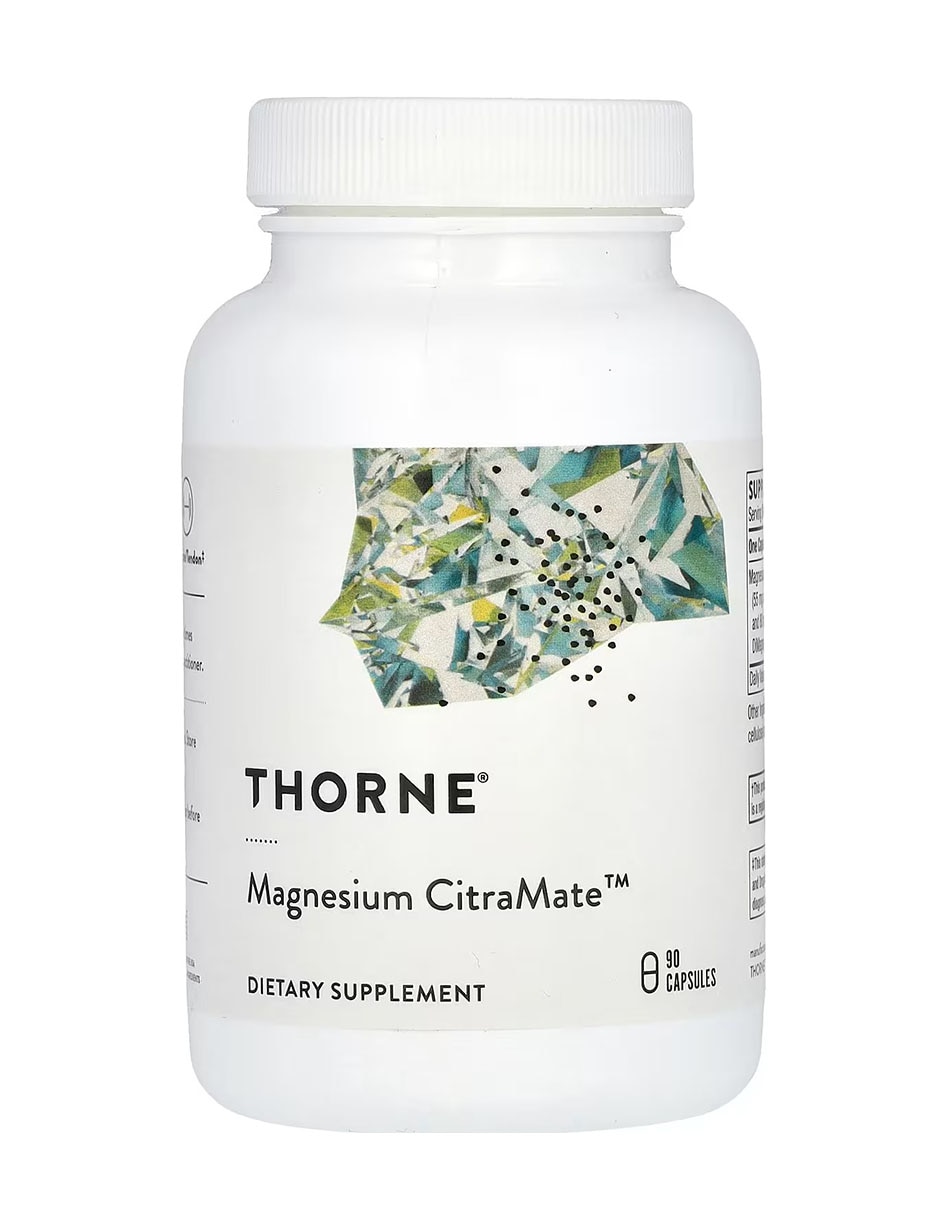 CitraMate de Magnesio Thorne con Magnesio de 90 cápsulas