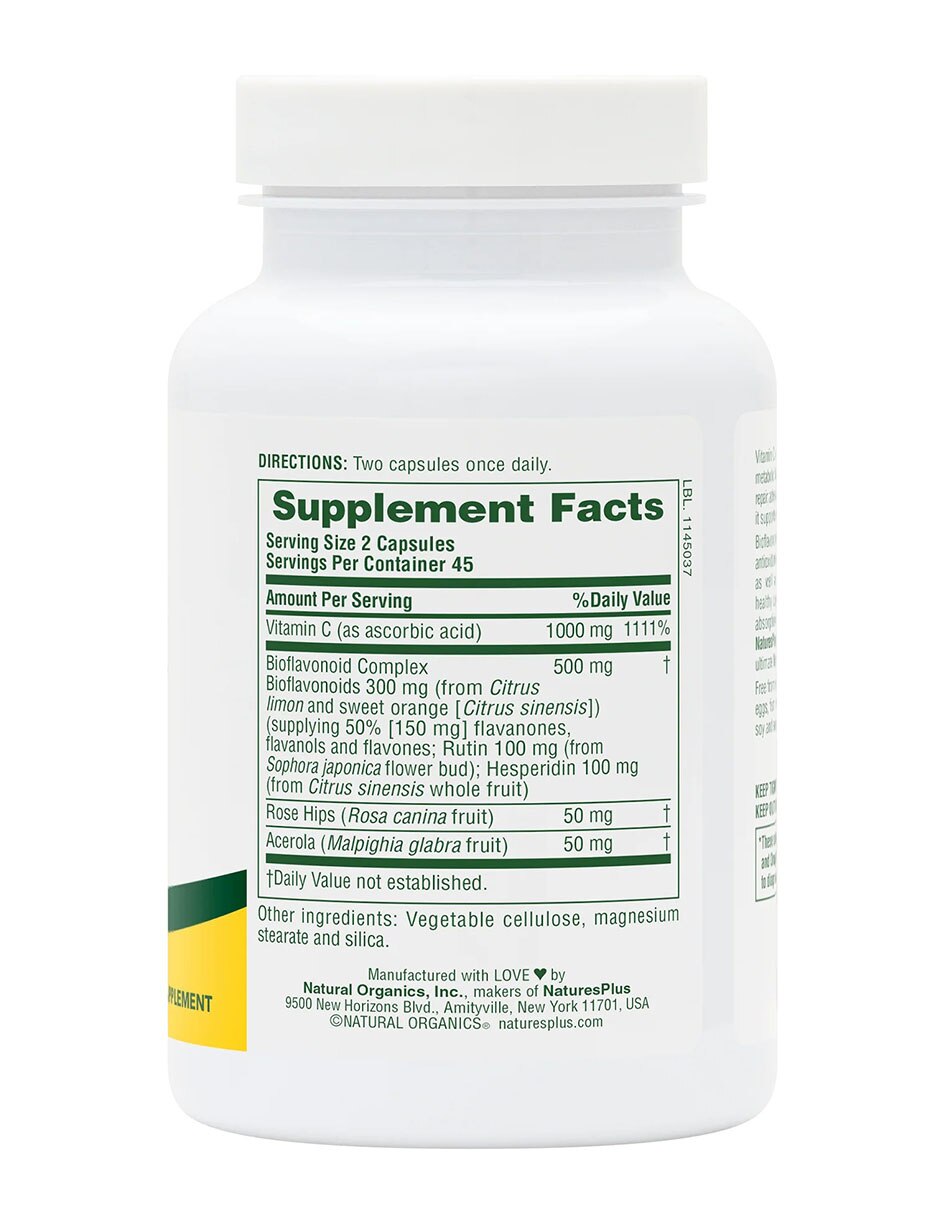 Super C Complex Natureplus con Vitamina C de 90 cápsulas