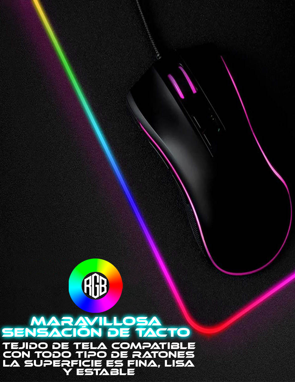 Mouse pad gamer Store Cline SC-TRGBXL