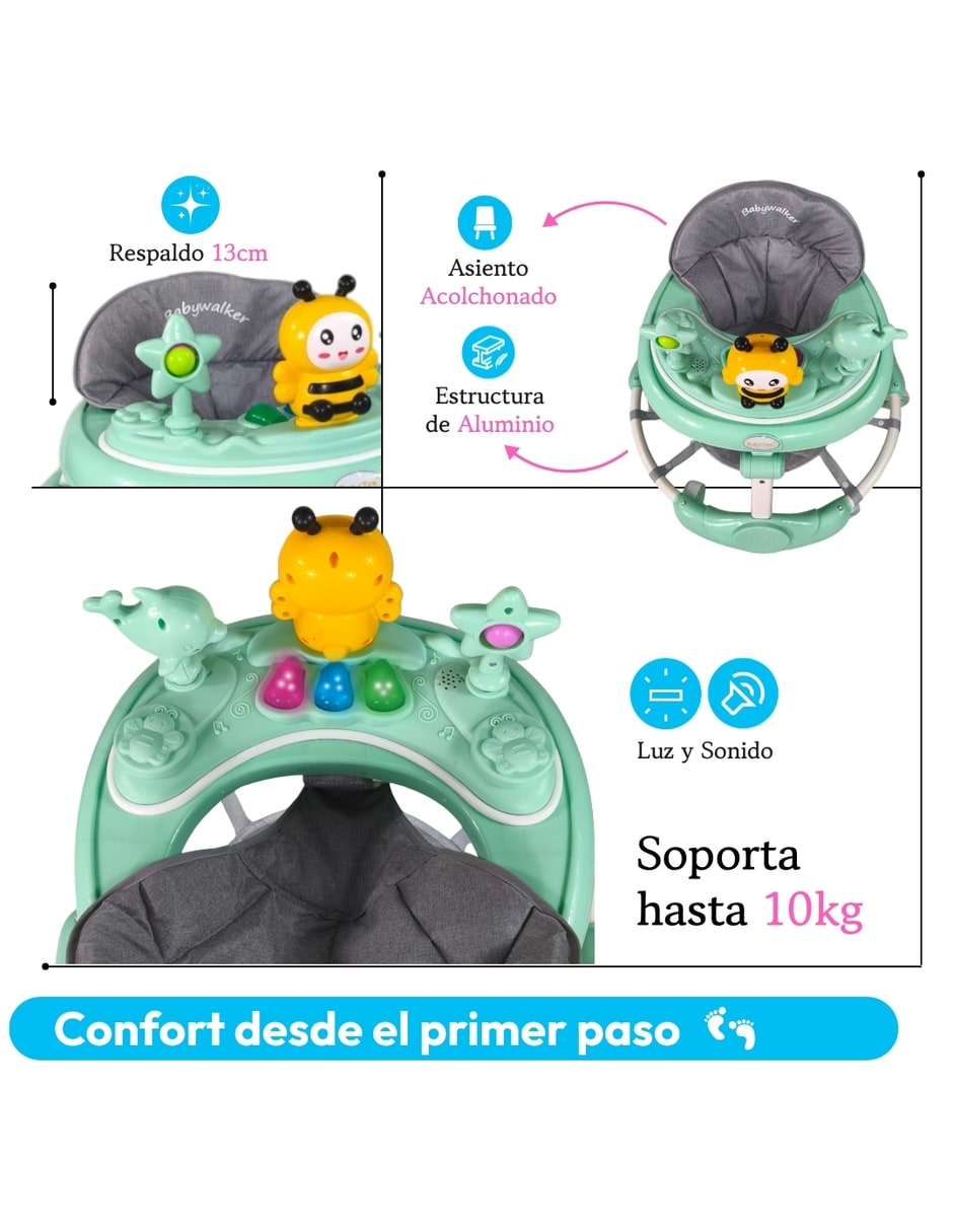 Andadera 3 en 1 unisex TEK-203 3