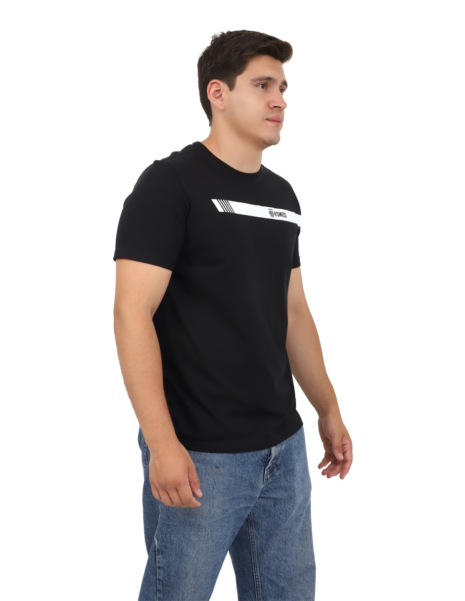 Playera k-swiss cuello redondo para hombre