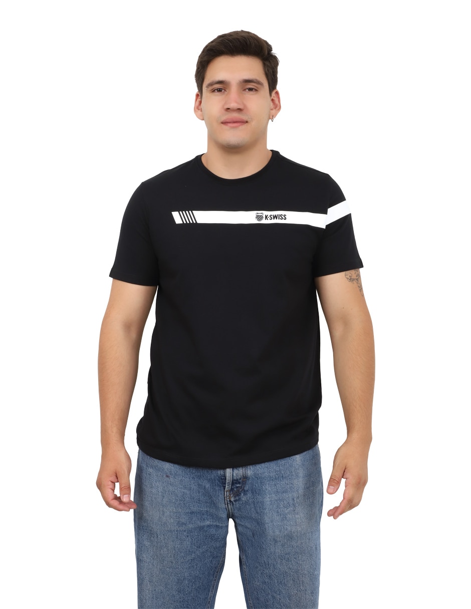 Playera k-swiss cuello redondo para hombre