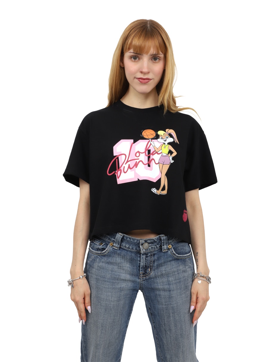 Playera manga corta k-swiss pload cuello redondo para mujer
