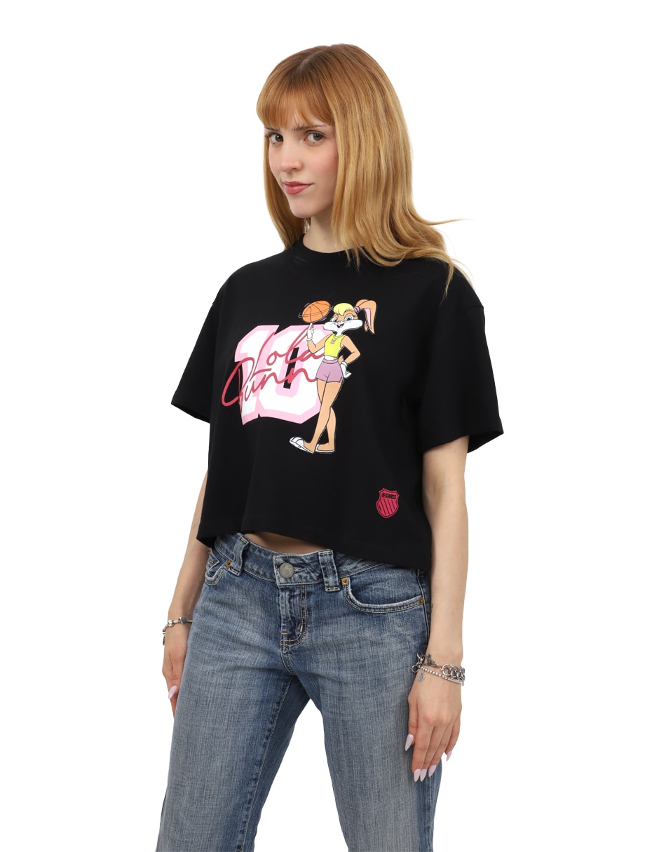 Playera manga corta k-swiss pload cuello redondo para mujer