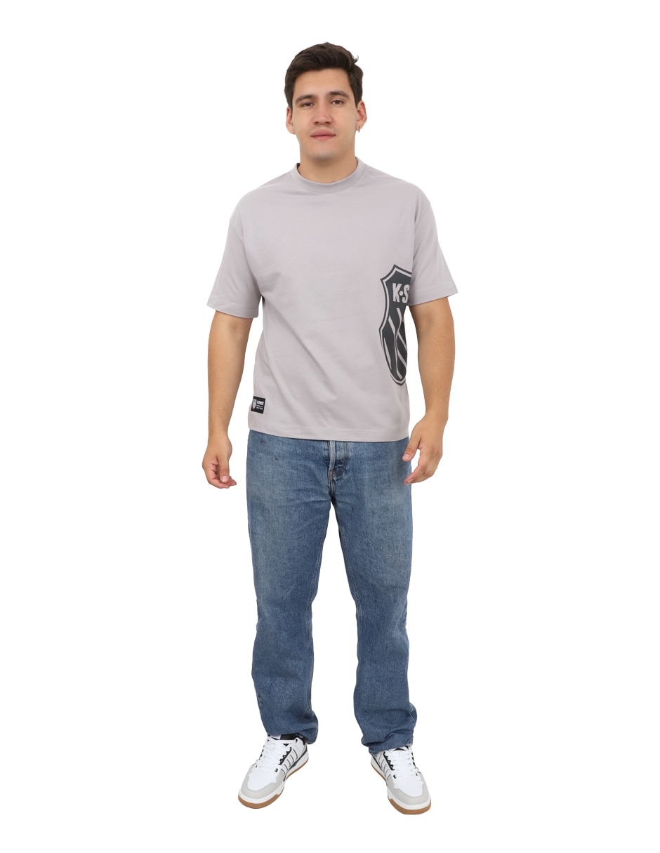 Playera k-swiss cuello redondo para hombre