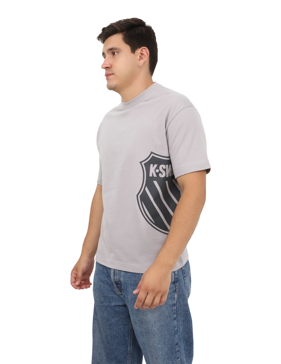 Playera k-swiss cuello redondo para hombre