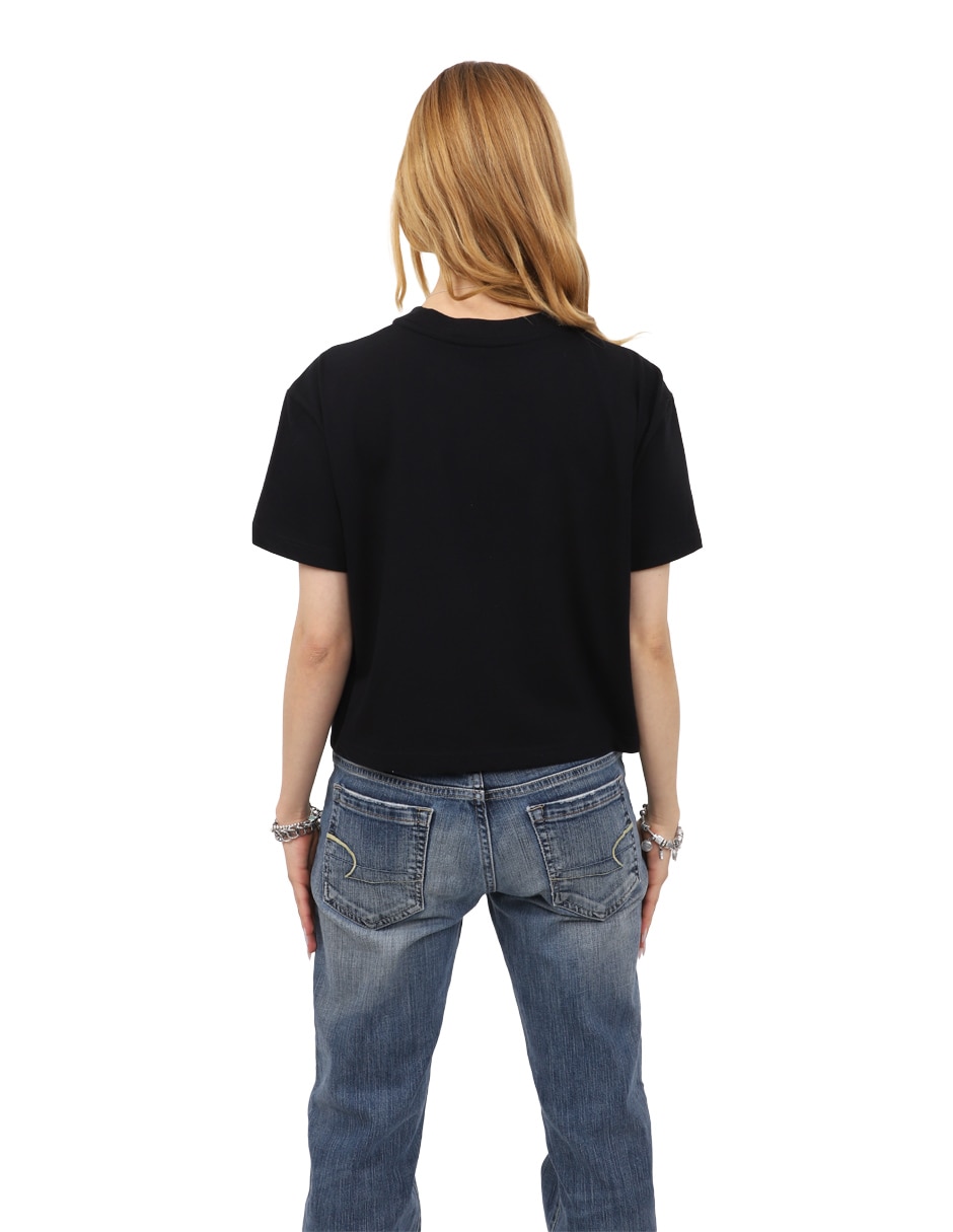 Playera manga corta k-swiss mered cuello redondo para mujer