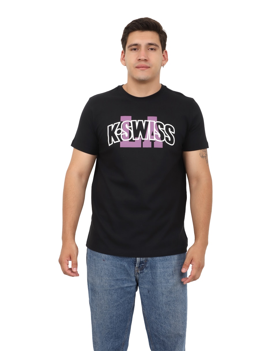 Playera K-Swiss Damon cuello redondo para hombre