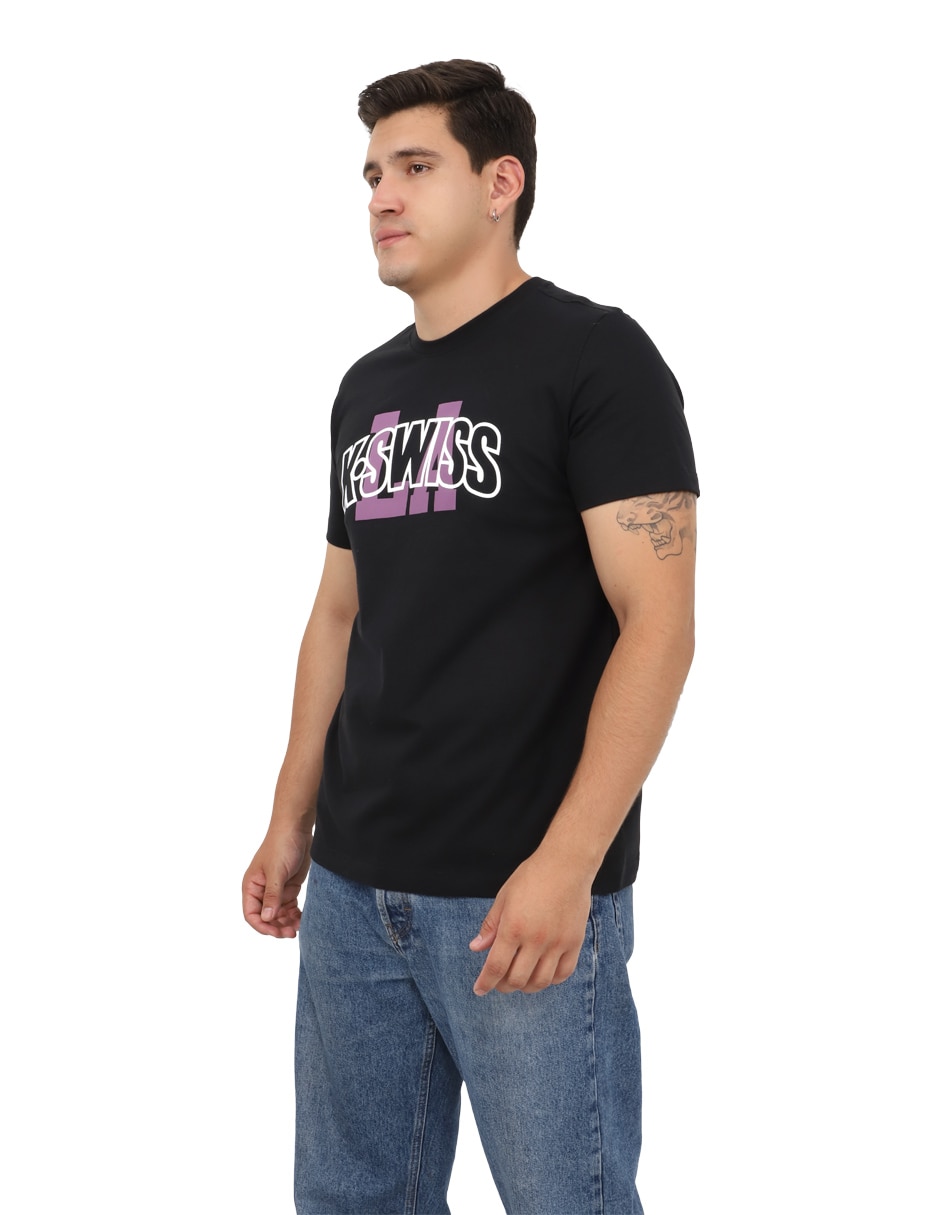 Playera K-Swiss Damon cuello redondo para hombre