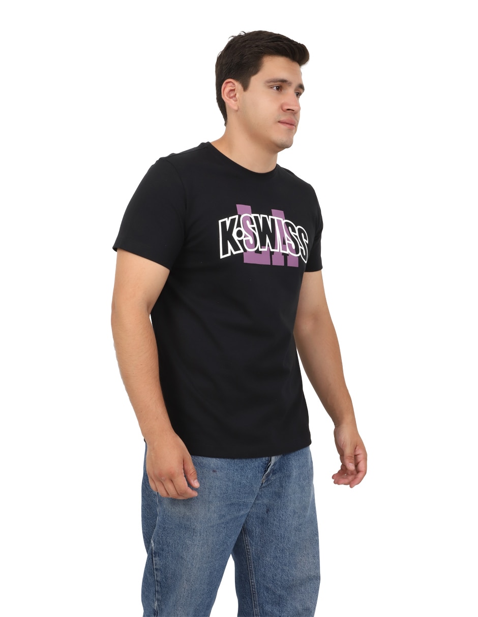 Playera K-Swiss Damon cuello redondo para hombre