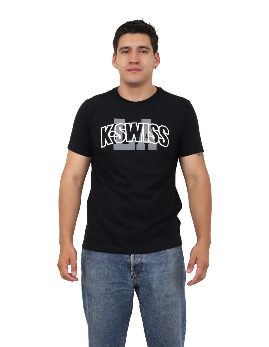 Playera K-Swiss Damon cuello redondo para hombre