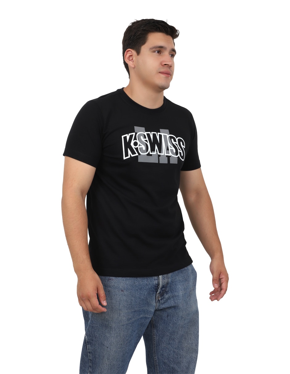 Playera K-Swiss Damon cuello redondo para hombre