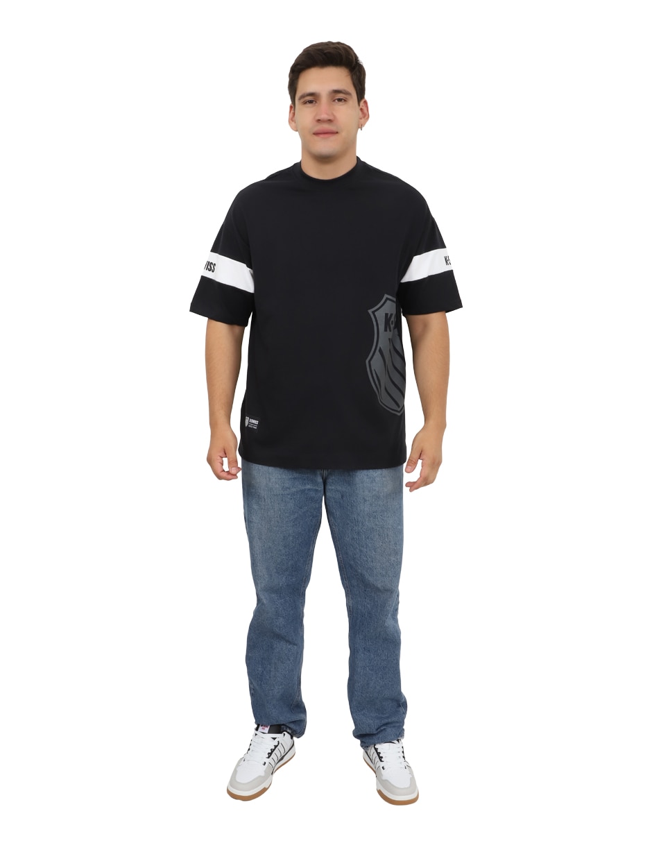Playera k-swiss cuello redondo para hombre