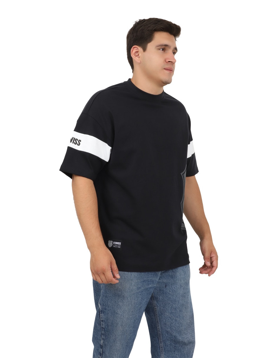 Playera k-swiss cuello redondo para hombre