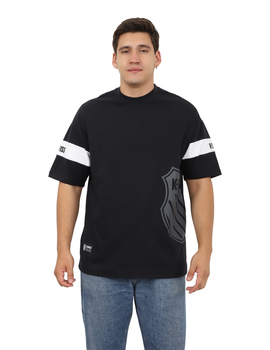 Playera k-swiss cuello redondo para hombre