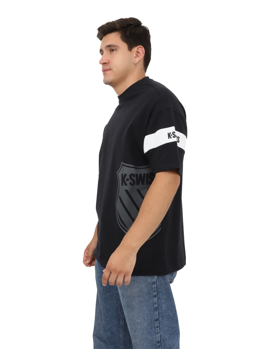 Playera k-swiss cuello redondo para hombre