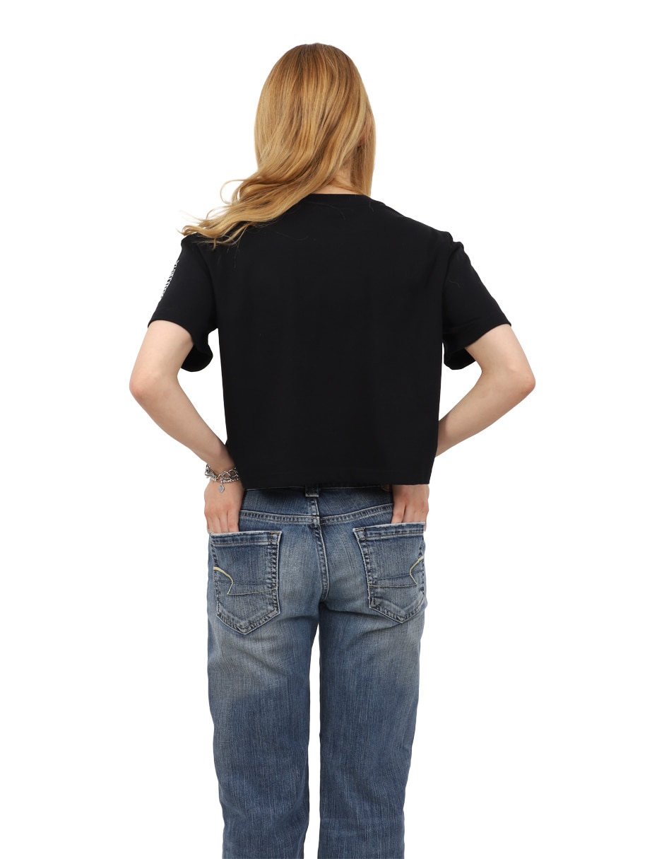 Playera manga corta k-swiss paina cuello redondo para mujer
