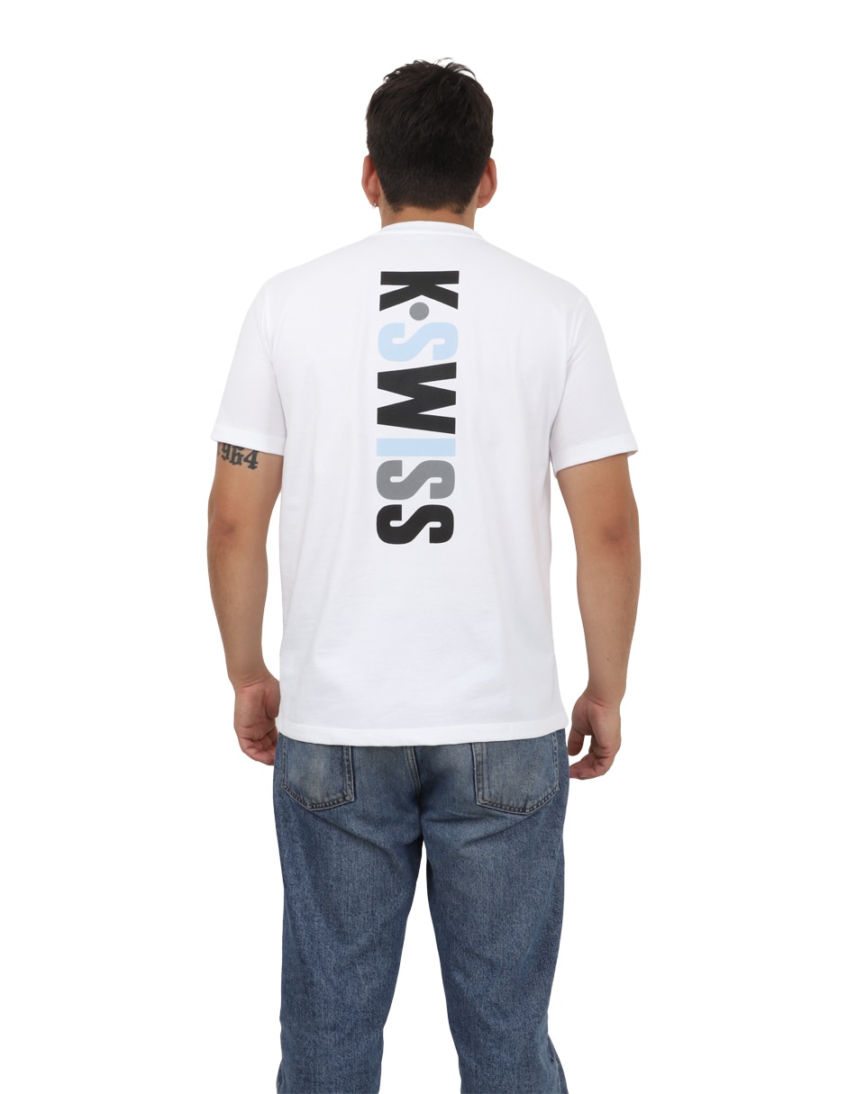 Playera K-swiss cuello redondo para hombre