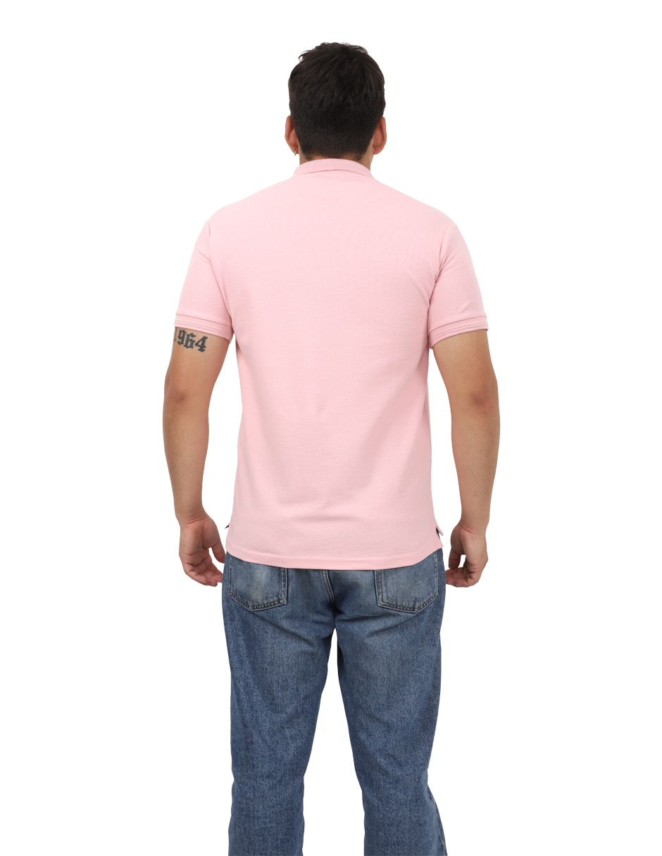 Playera k-swiss cuello con botón para hombre