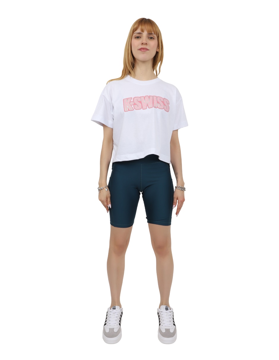 Licra short k-swiss para entrenamiento mujer
