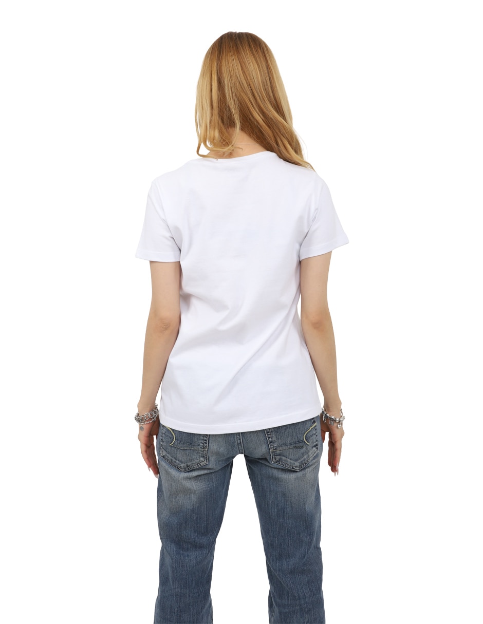 Playera manga corta k-swiss playera ks cuello redondo para mujer
