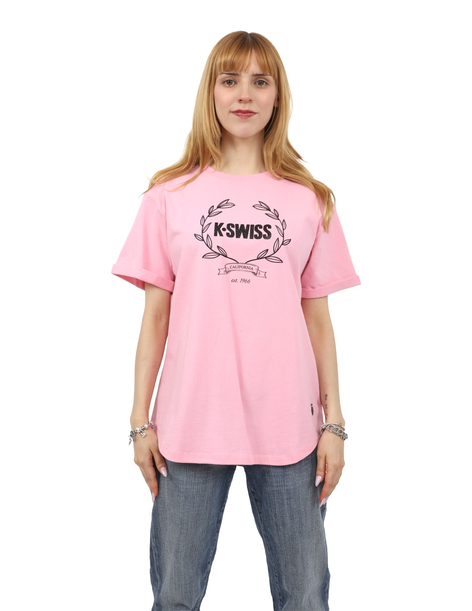 Playera manga corta Carol cuello redondo para mujer 2