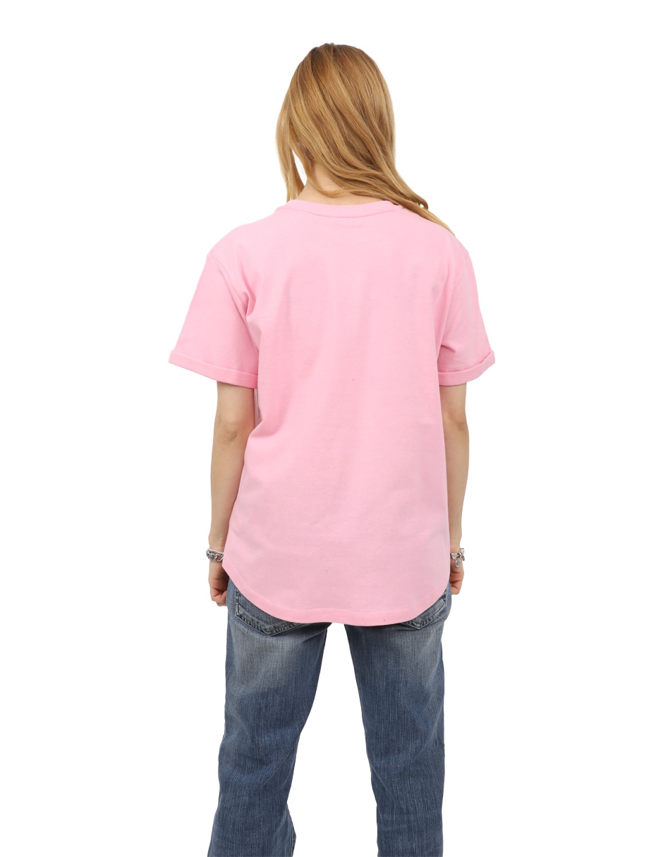 Playera manga corta Carol cuello redondo para mujer 3