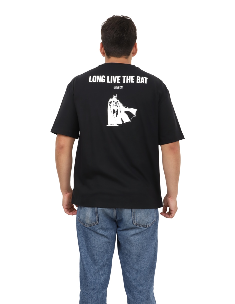 Playera K-Swiss Batman Batov cuello redondo para hombre