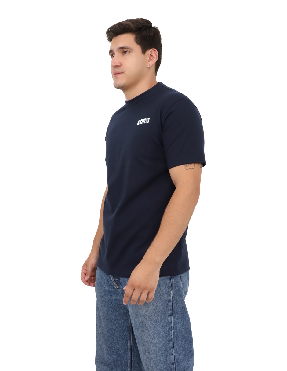 Playera k-swiss cuello redondo para hombre