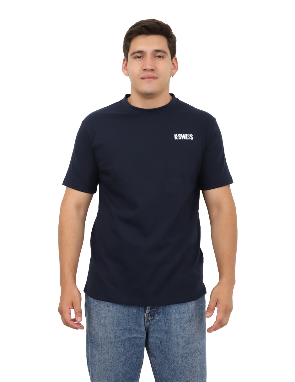 Playera k-swiss cuello redondo para hombre