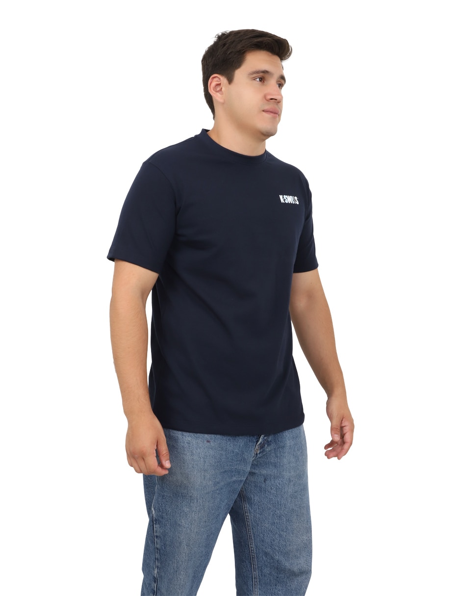 Playera k-swiss cuello redondo para hombre