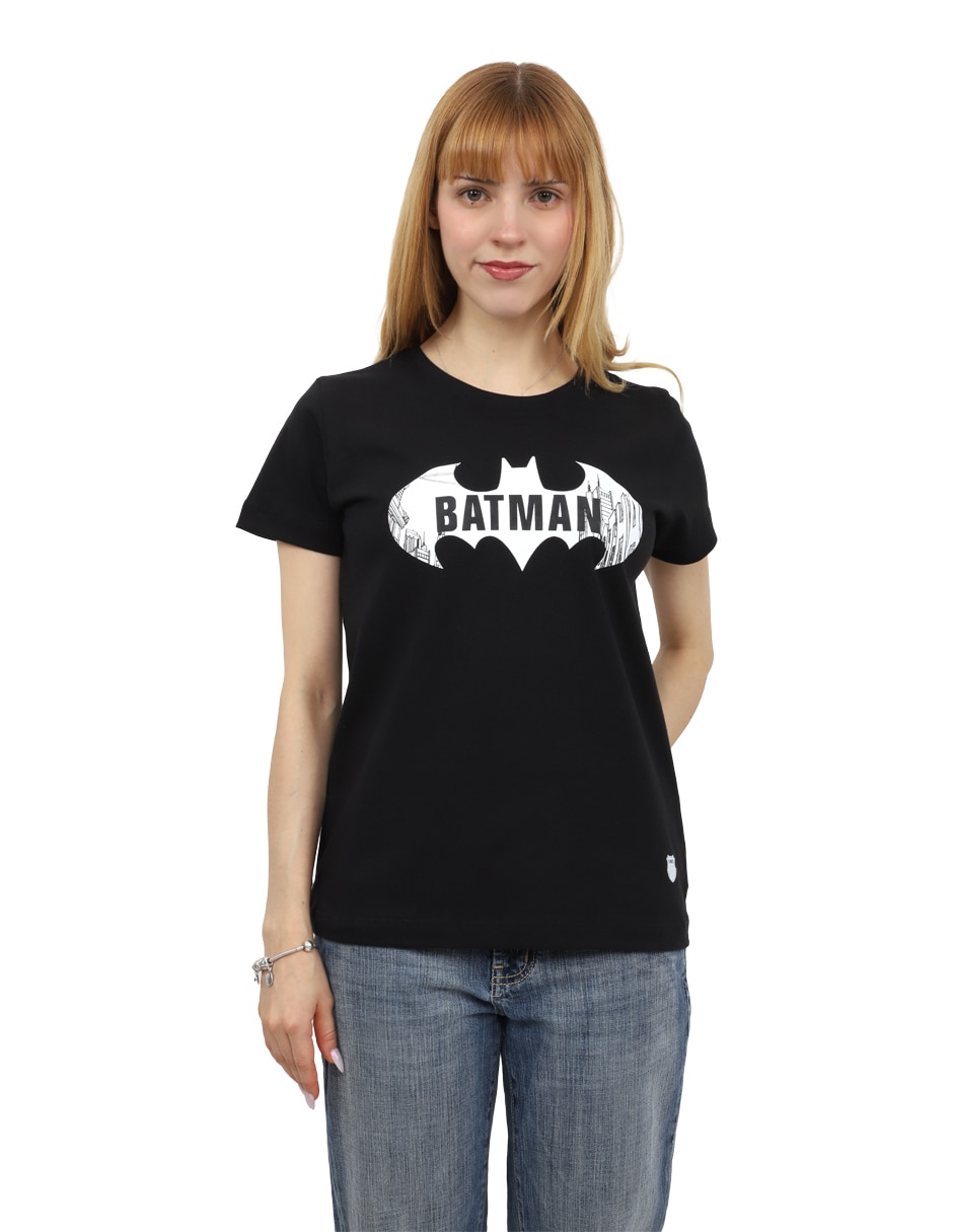 Playera manga corta K-Swiss Batman Catia cuello redondo para mujer