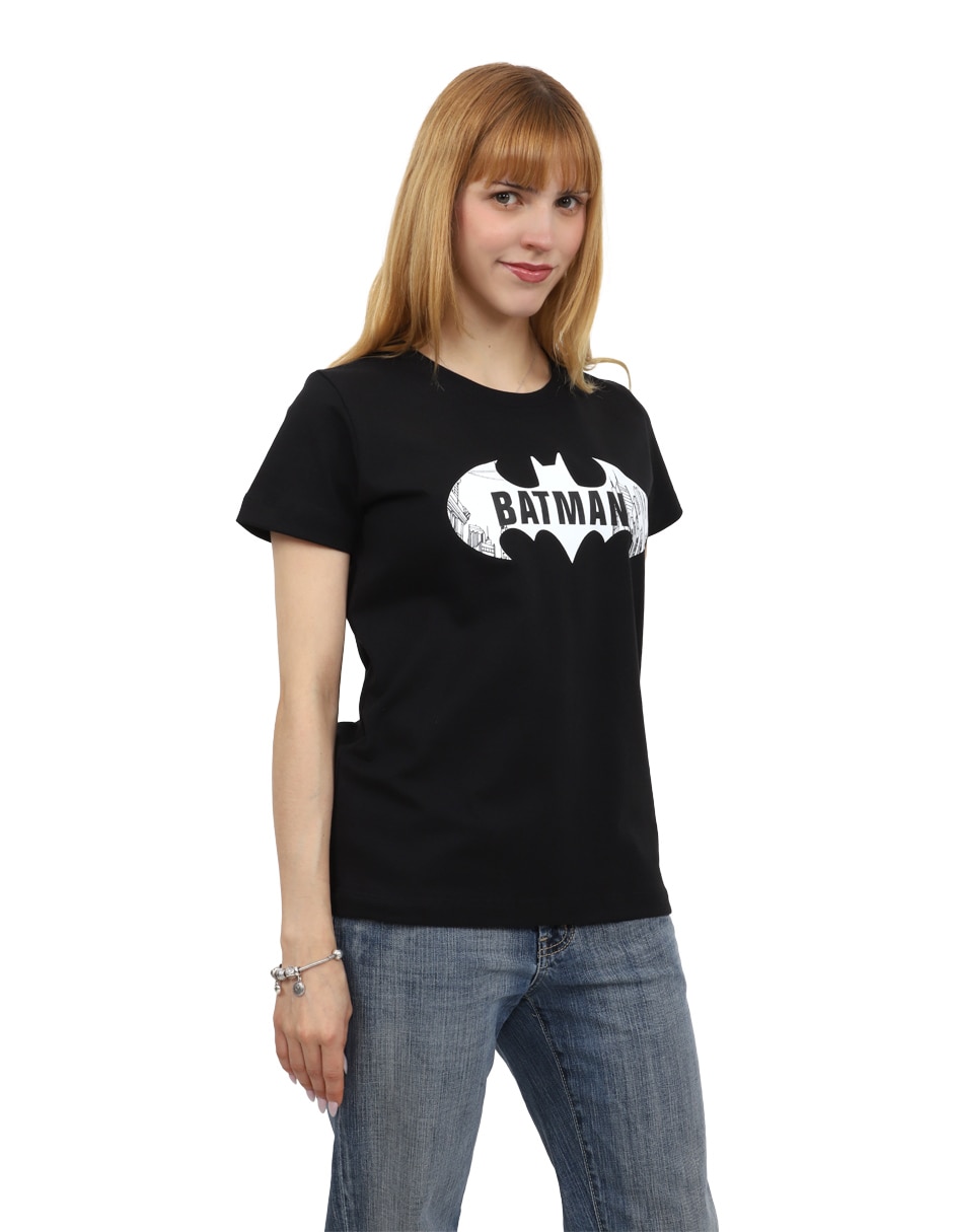 Playera manga corta K-Swiss Batman Catia cuello redondo para mujer