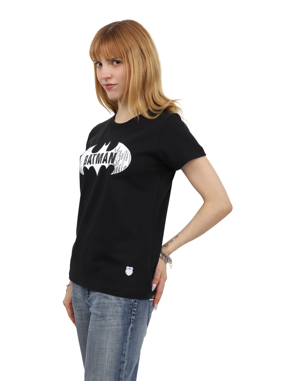 Playera manga corta K-Swiss Batman Catia cuello redondo para mujer