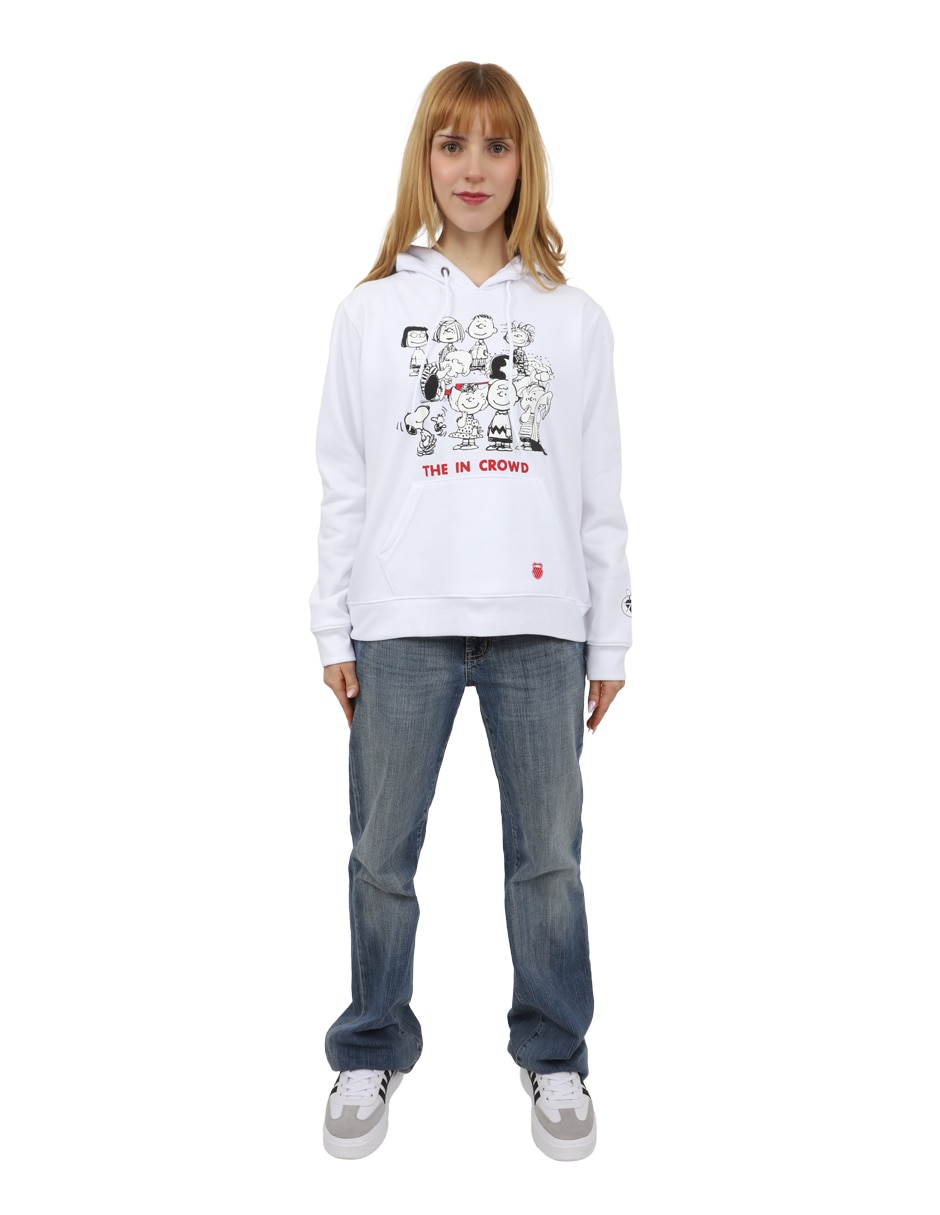 Sudadera con capucha y bolsa Crowd para mujer