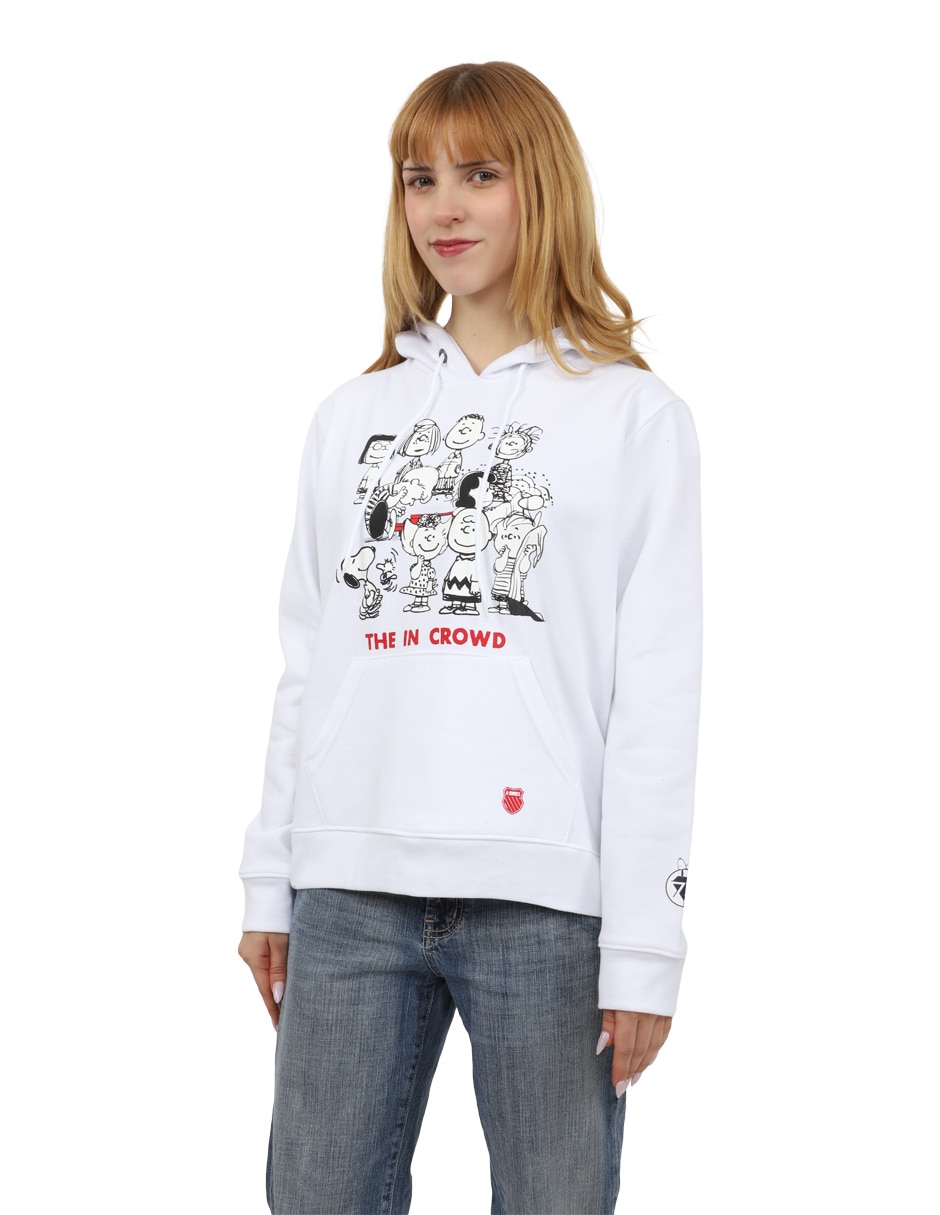 Sudadera con capucha y bolsa K-Swiss Crowd para mujer