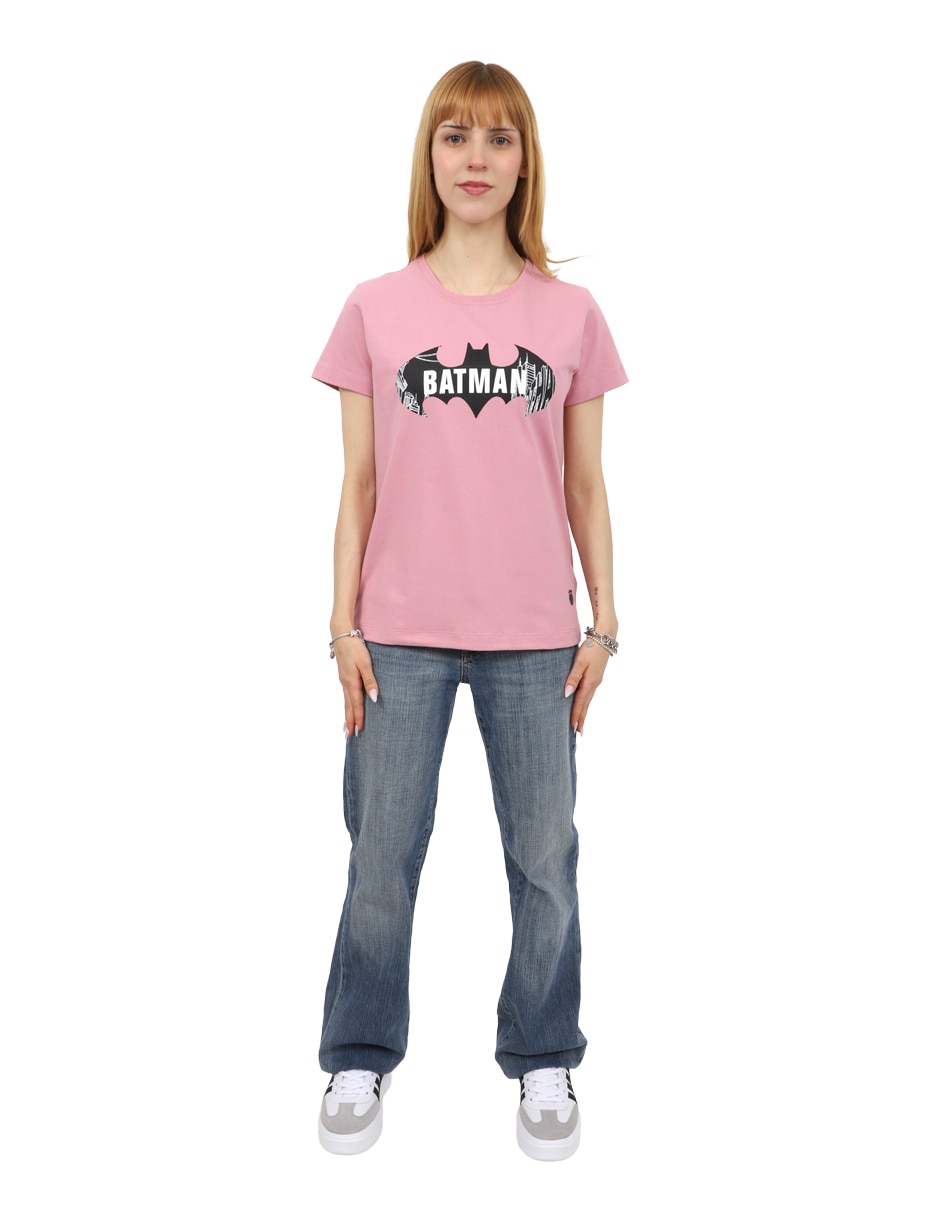 Playera manga corta Batman Catia cuello redondo para mujer 1