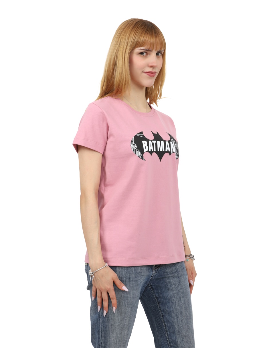 Playera manga corta Batman Catia cuello redondo para mujer 5