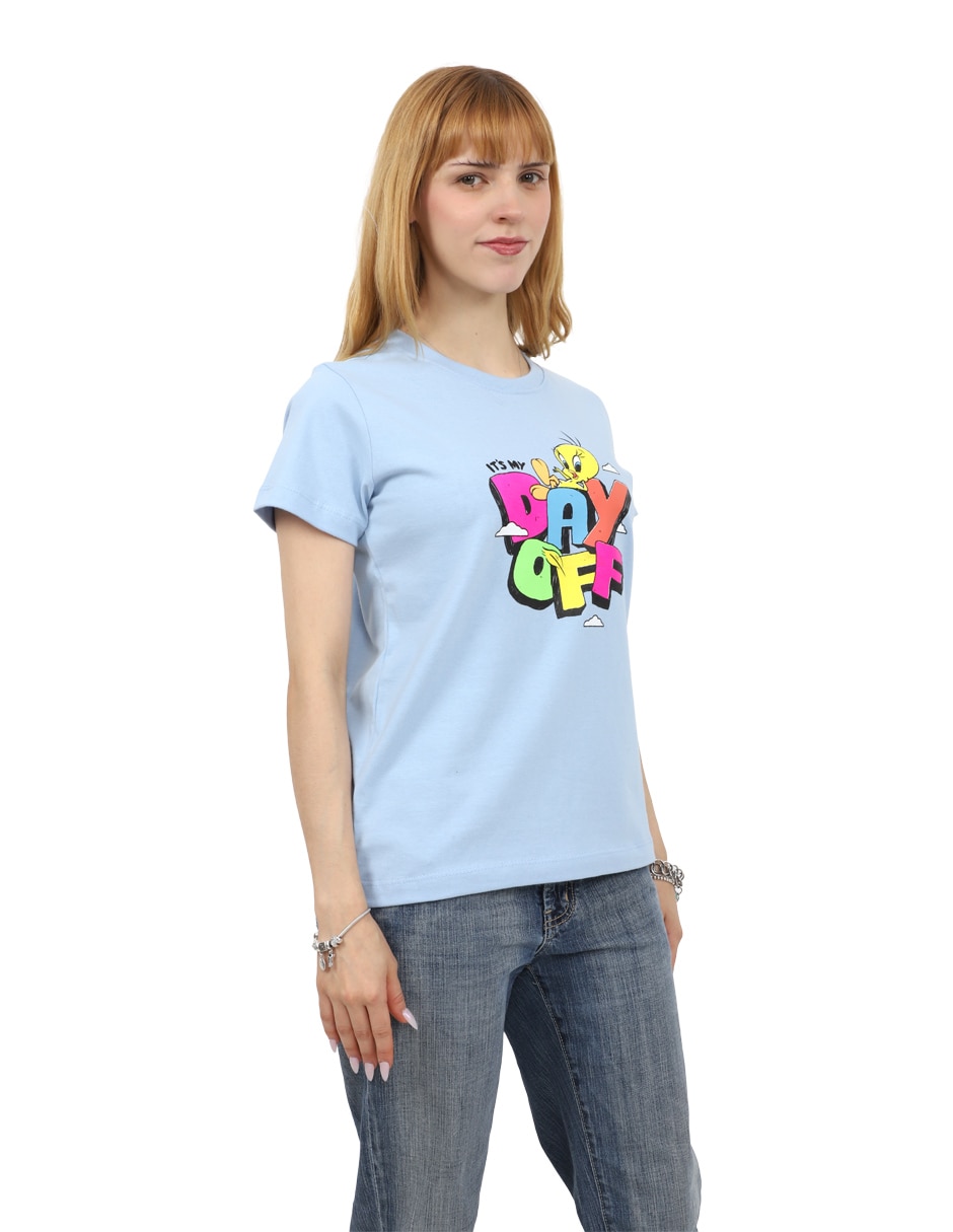 Playera manga corta K-Swiss Day cuello redondo para mujer