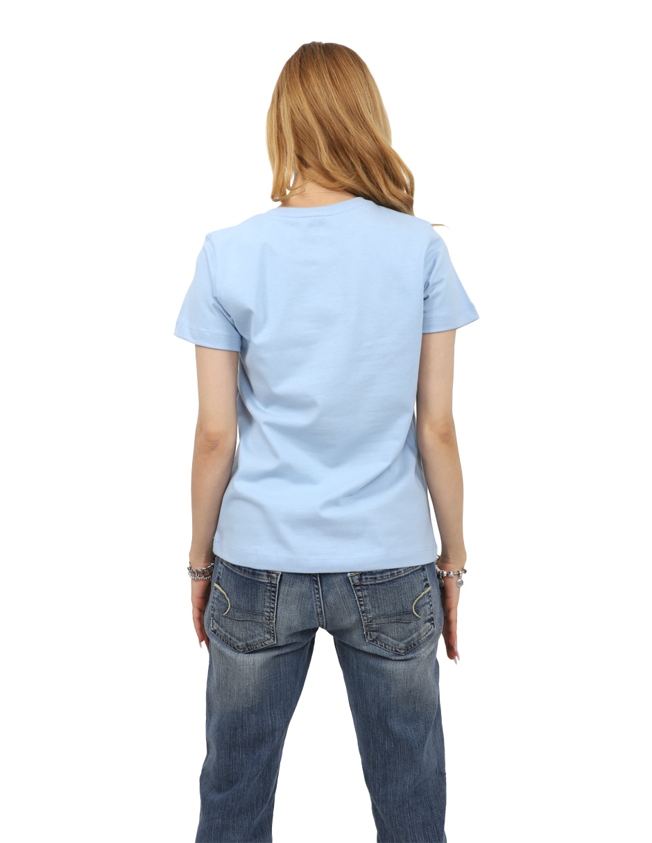 Playera manga corta K-Swiss Day cuello redondo para mujer