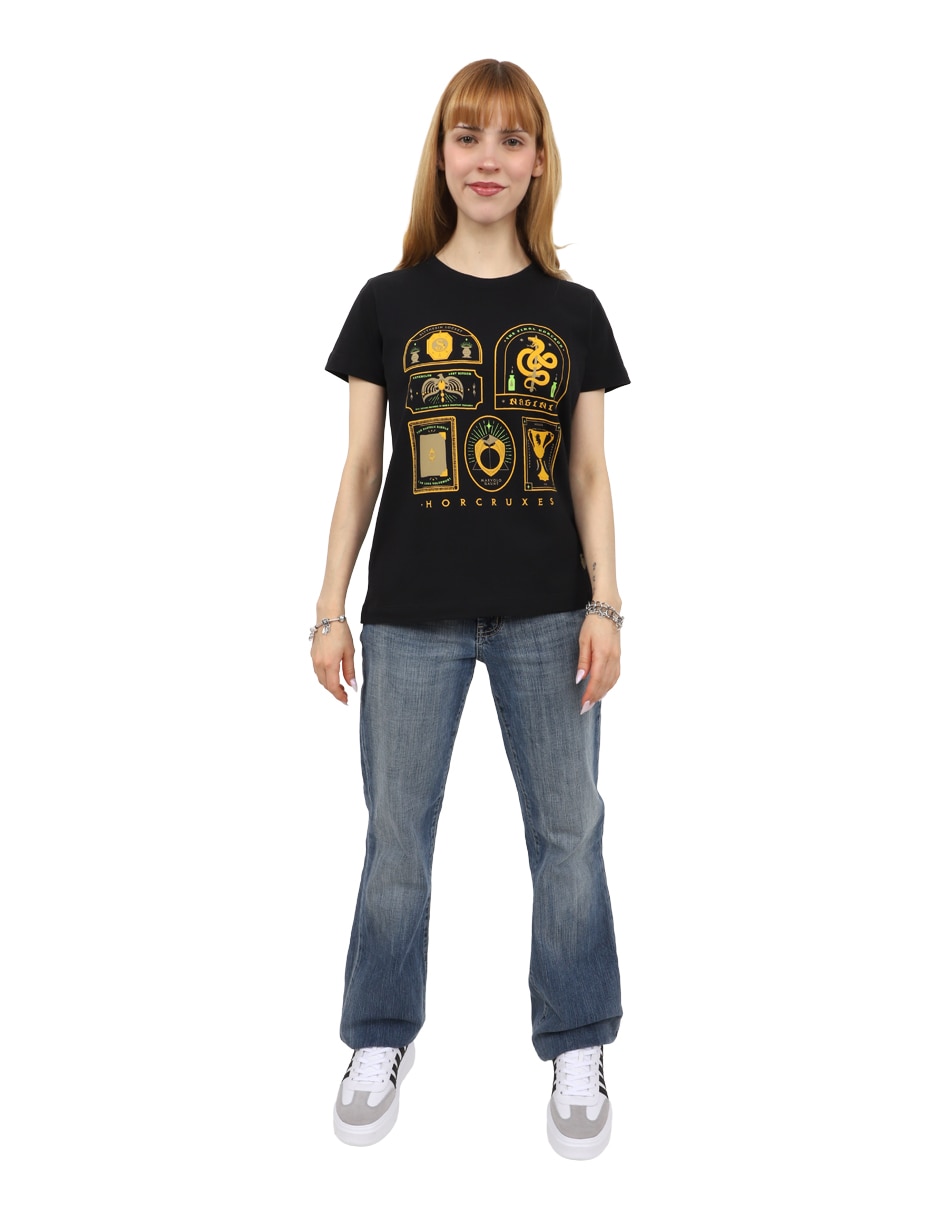 Manga corta Horcru cuello redondo para mujer Manga corta Horcru cuello redondo para mujer