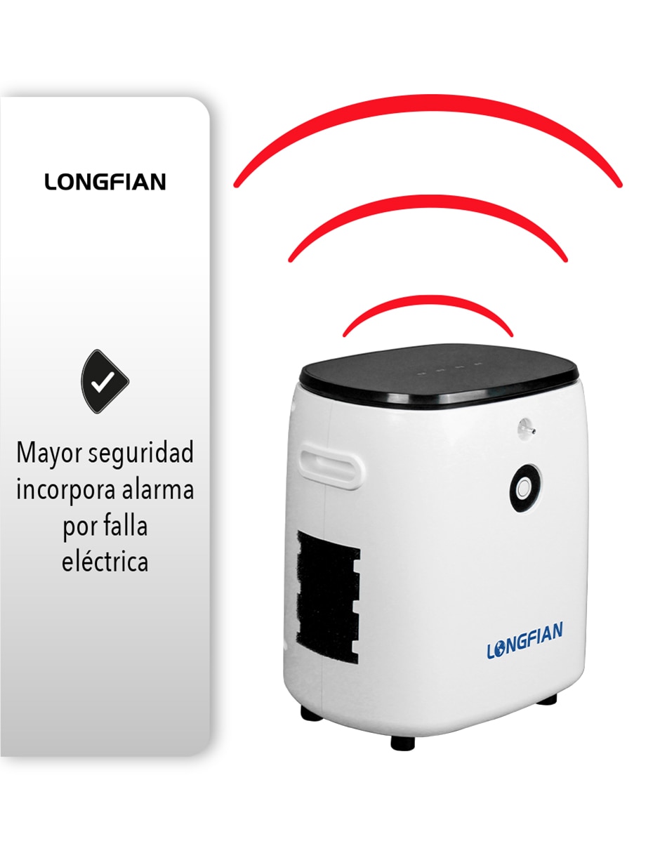 Concentrador de oxígeno Longfian OXI-03