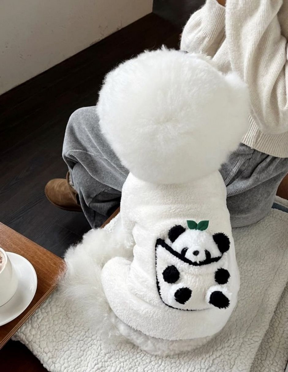 Sudadera para perro con pandita 6