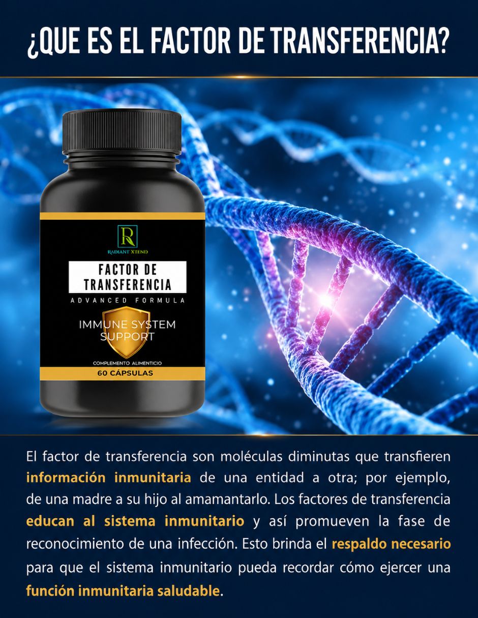 Factor de transferencia Ideas Verdes con mezcla de hierbas sabor natural de 60 cápsulas