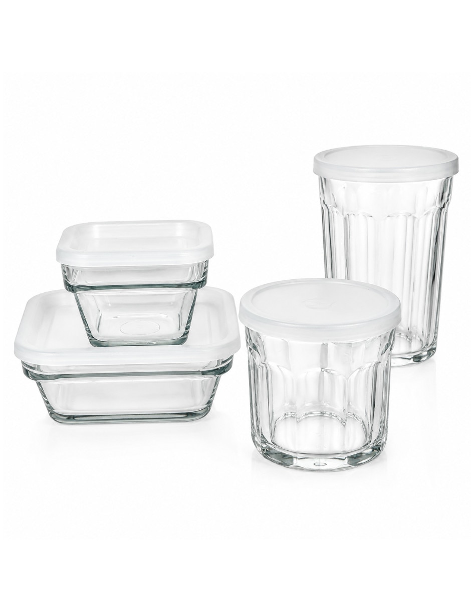 Set recipientes vidrio 6