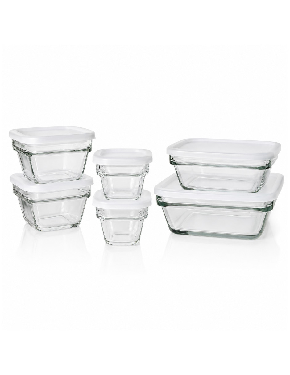 Set recipiente vidrio