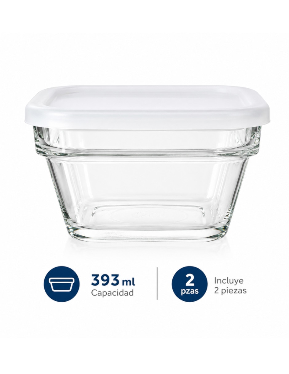 Set recipiente vidrio 3
