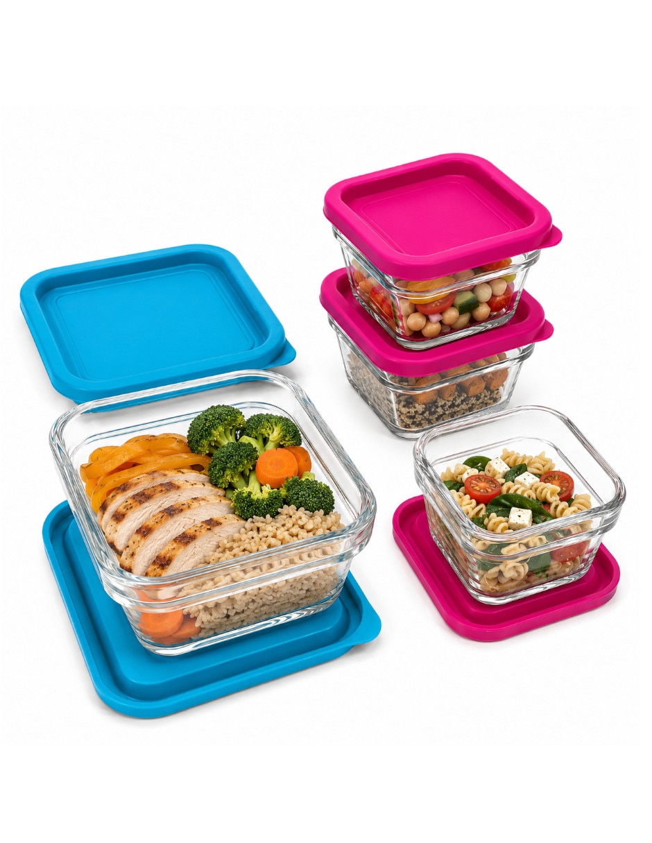 Set recipiente vidrio 4