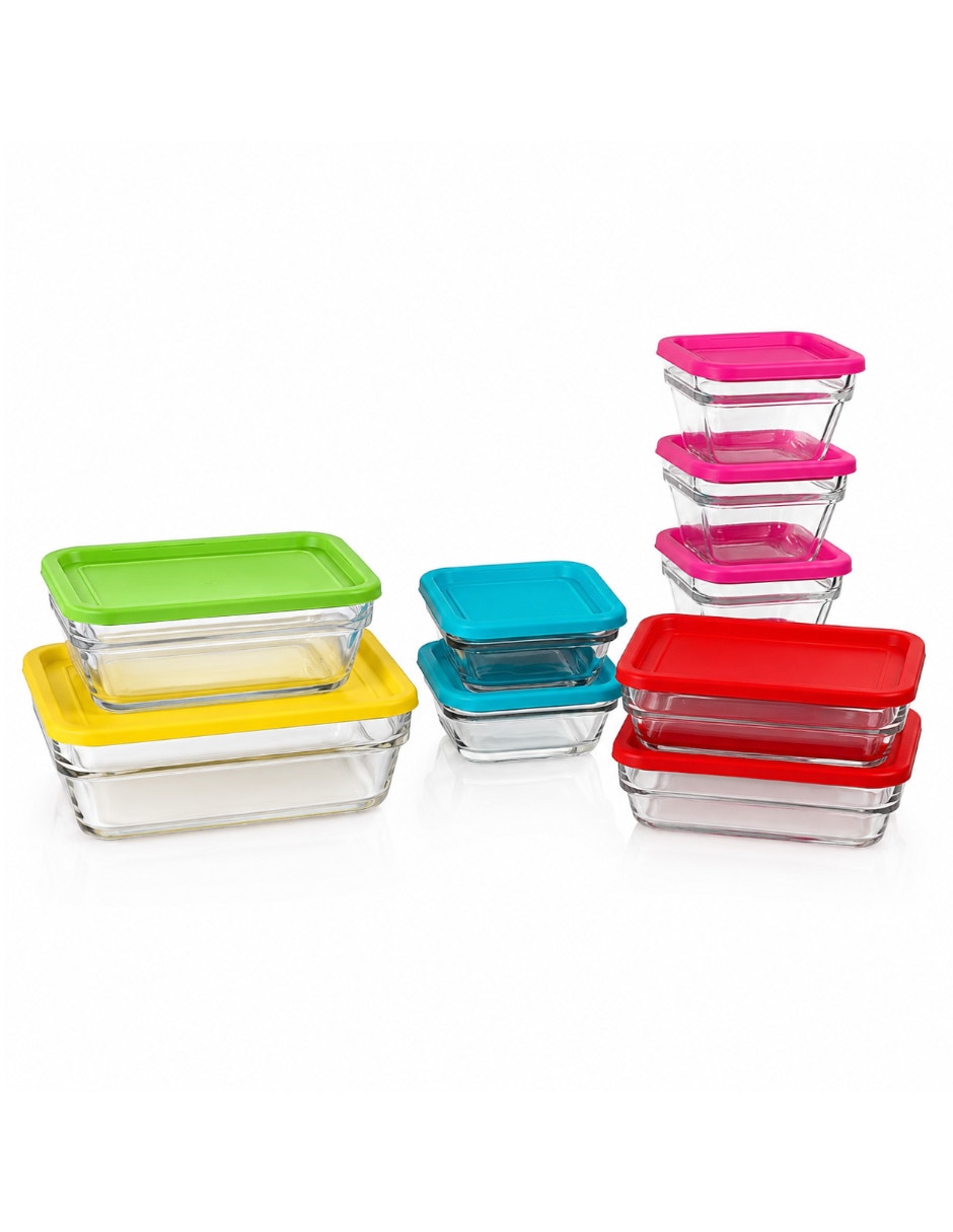 Set recipiente Crisa vidrio Set recipiente Crisa vidrio